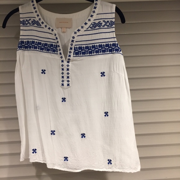 Anthropologie Tops - Anthropologie [ Skies Are Blue ] Embroidered top